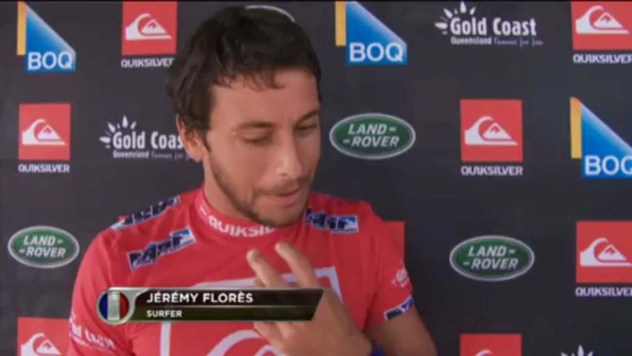 Surf : Australie - Jérémy Florès au 3e Tour