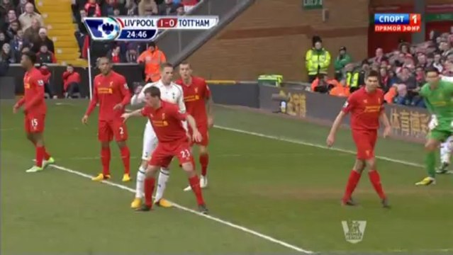 Ливерпуль - Тоттенхэм 1 тайм