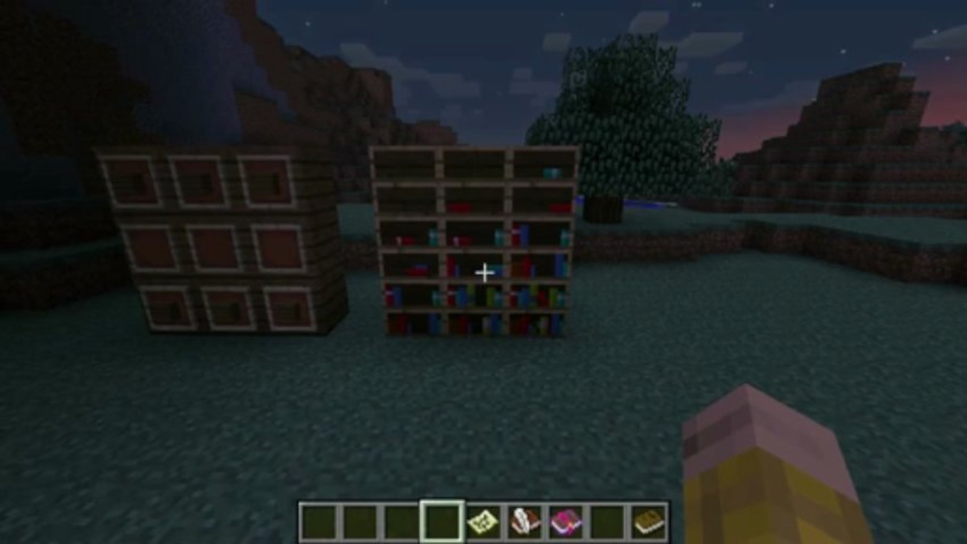 Minecraft Bookshelf Mod Storage Bookshelf Functional