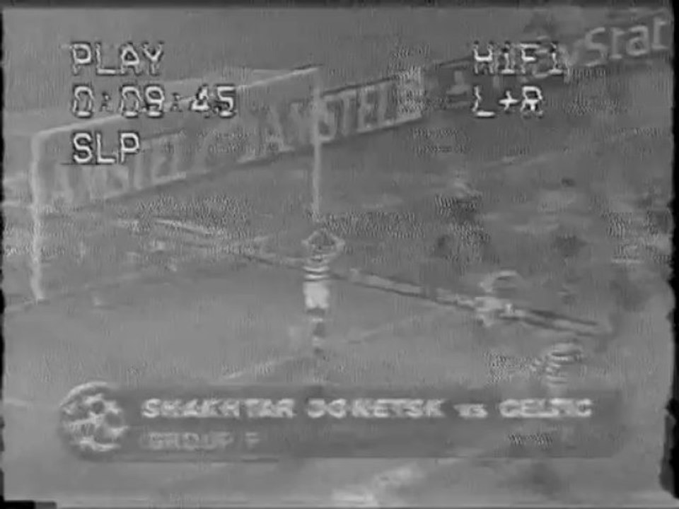 2004 (October 20) Shakhtar Donetsk (Ukraine) 3-Celtic Glasgow (Scotland) 0 (Champions League)