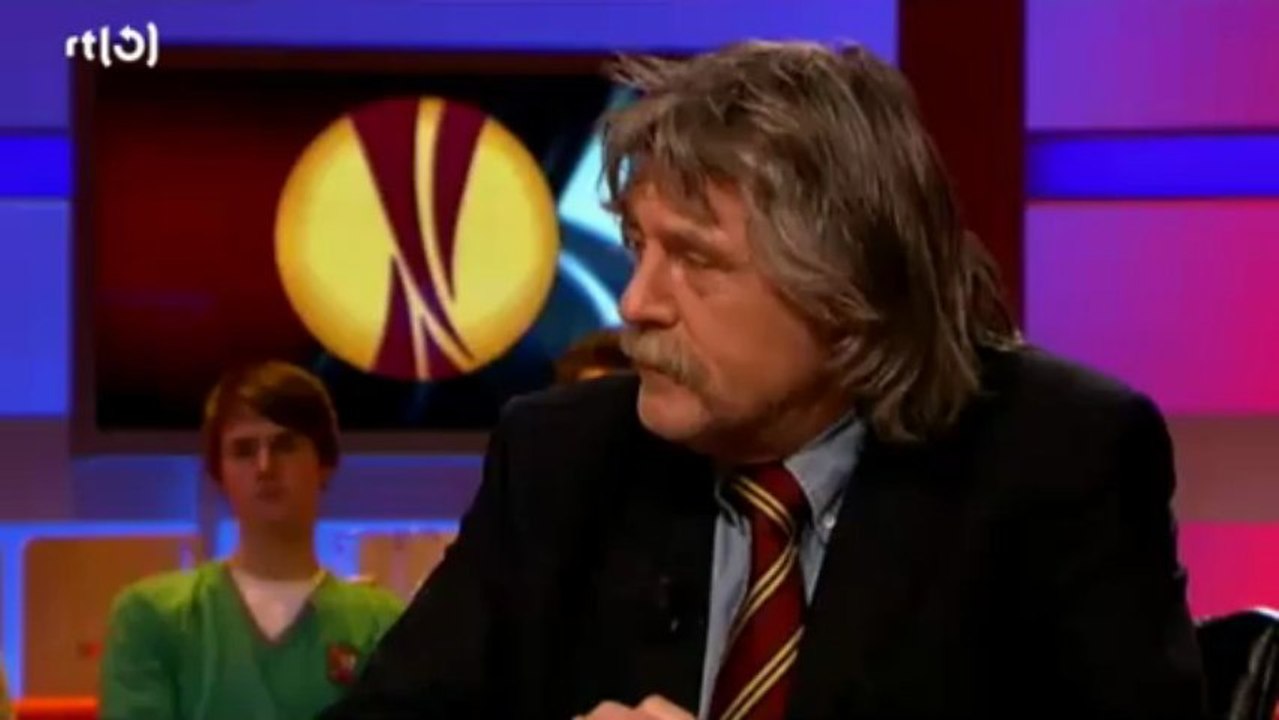 Rene van der Gijp arriveert te laat in de studio