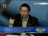 Capriles será candidato: 