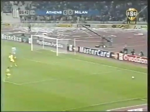 2006 (November 21) AEK Athens (Greece) 1-AC Milan (Italy) 0 (Champions League)