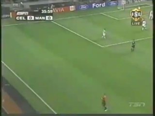 2006 (November 21) Celtic Glasgow (Scotland) 1-Manchester United (England) 0 (Champions League)