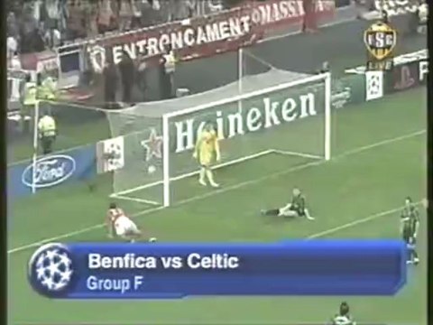 2006 (November 1) Benfica (Portugal) 3-Celtic Glasgow (Scotland) 0 (Champiosn League)