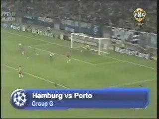 2006 (November 1) SV Hamburg (Germany) 1-Porto (Portugal)  3 (Champiosn League)