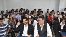 Arshad Warsi & Boman Irani @ Rizvi Law College | Promotes Jolly L.L.B