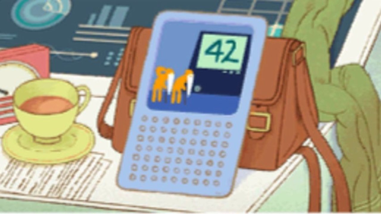 Douglas Adams (google-doodle)