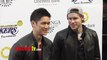 Harry Shum Jr & Chord Overstreet Lakers Casino Night After Lakers-Bull Game March 10, 2013