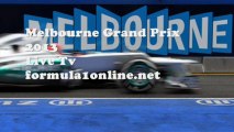F1 Race 2013 ROLEX AUSTRALIAN GRAND PRIX Live