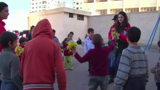 Psychological and social support for Syrian IDPs