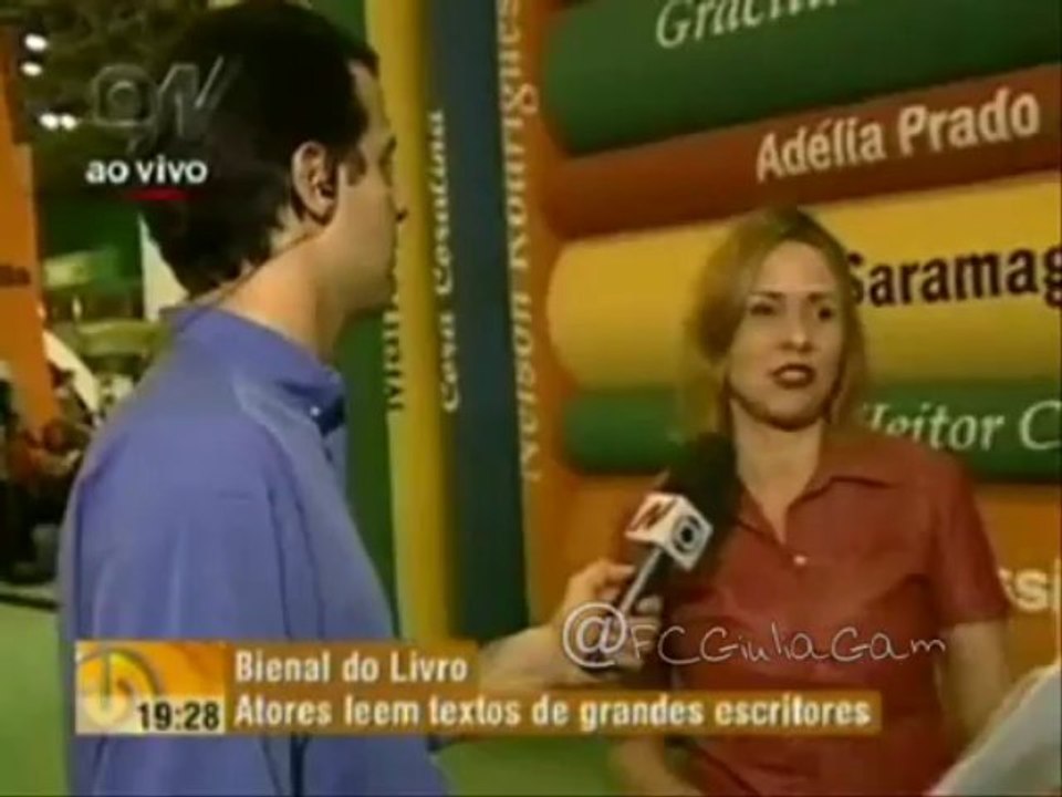 Giulia Gam na Bienal do Livro - 2009