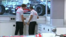 Jenson Button és Lewis Hamilton