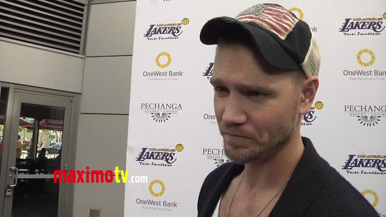 Chad Michael Murray Interview Lakers Casino Night After Lakers-Bull Game March 10, 2013