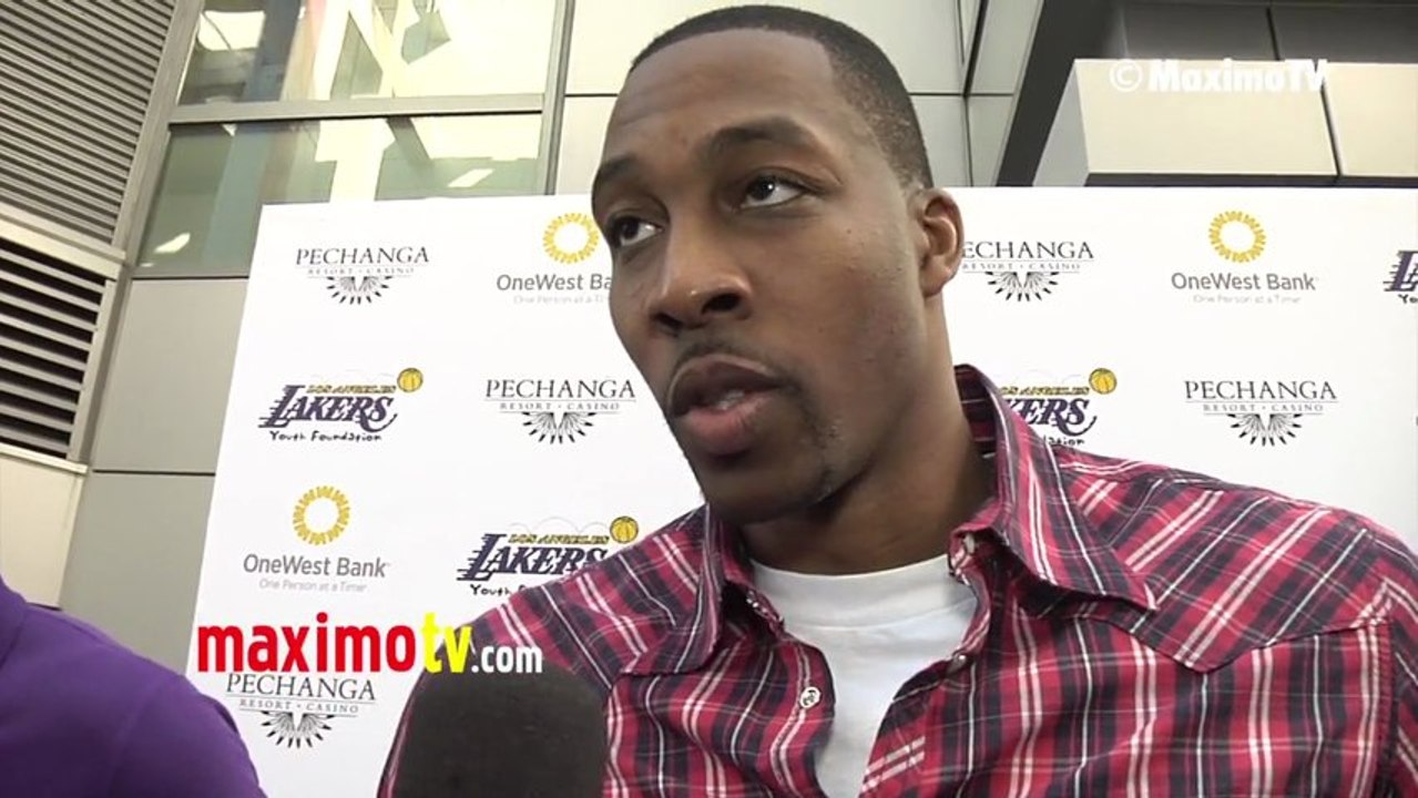 Dwight Howard Interview Lakers Casino Night After Lakers-Bull Game March 10, 2013