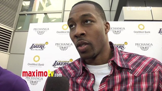 Dwight Howard Interview Lakers Casino Night After Lakers-Bull Game March 10, 2013