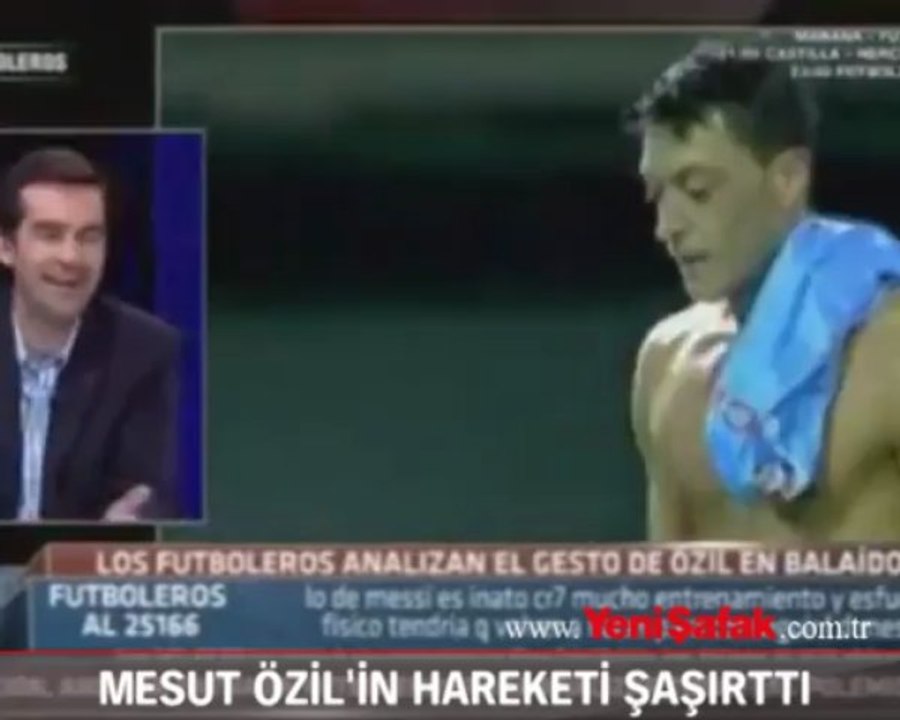 Mesut Özil'in hareketi şaşırttı