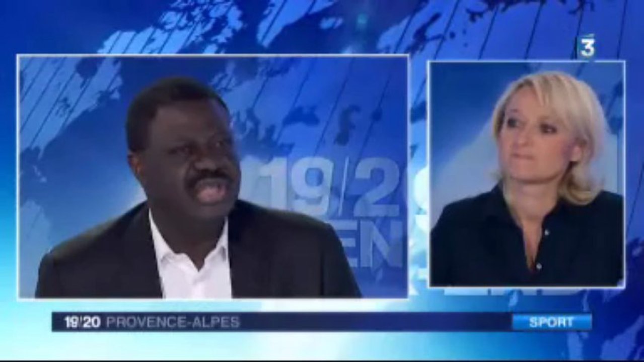 Pape Diouf dans le 19/20 Provence-Alpes du 10 mars 2013