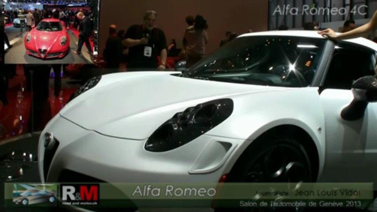 Alfa Romeo 4c salon de l'auto de geneve 2013
