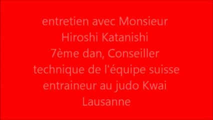 entretien avec hiroshi  katanishi