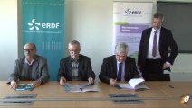 ERDF et les bailleurs sociaux ont signé une convention pour une meilleure collaboration :