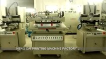 Screen Printing Machine , Tilted-arm vacuum table screen printer