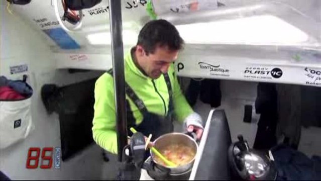 Vendée Globe : Cuisiner en plein océan