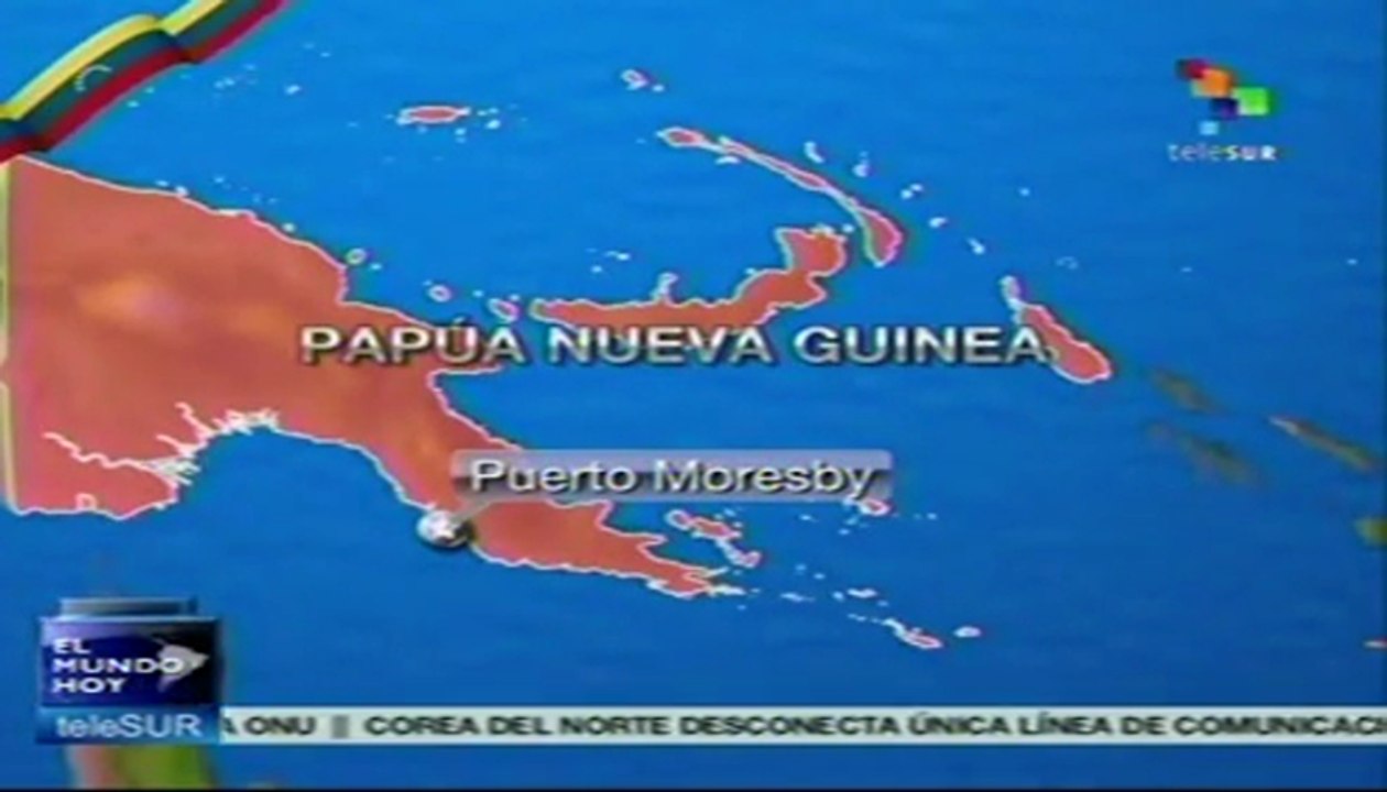 Sismo de 6,7 grados sacude Papúa Nueva Guinea