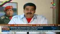 Declaraciones de Capriles son reprobables: Maduro