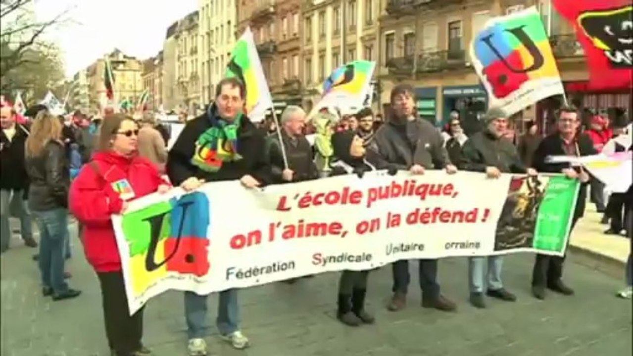 MANIFESTATION DES FONCTIONNAIRES A METZ