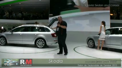 Skoda Octavia au salon de l'auto de geneve 2013