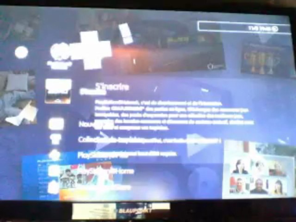 Video presentation du menue ps3...