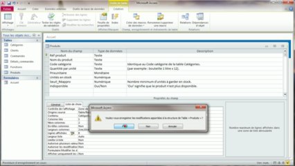 Correction du TP Access numéro 3