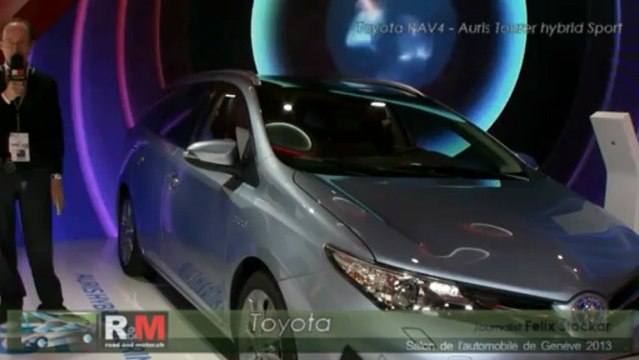 Toyota RAV4 und Auris Hybrid Touring Sports am Genfer Autosalon 2013