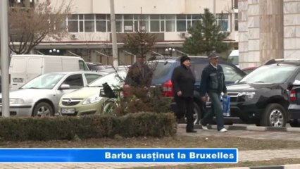 BARBU SUSTINUT LA BRUXELLES