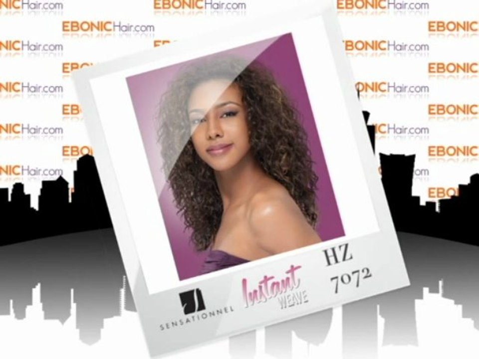 Sensationnel Instant Weave Synthetic Half Wig HZ 7072 - EbonicHair.com