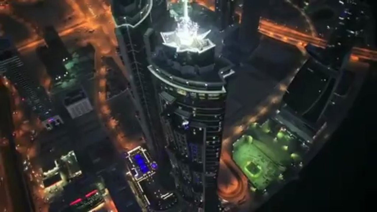 Best Aerial Shot Ever JW Marriott Marquis Dubai Worlds Tallest Hotel