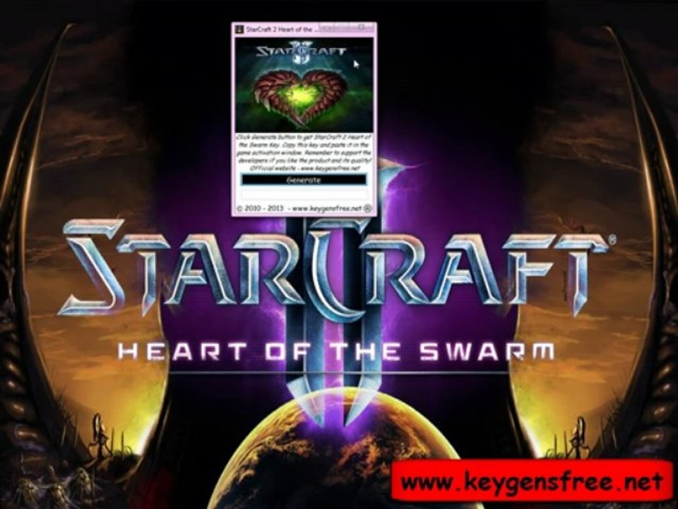 StarCraft 2 Heart of the Swarm pc Game + cd key codes Free
