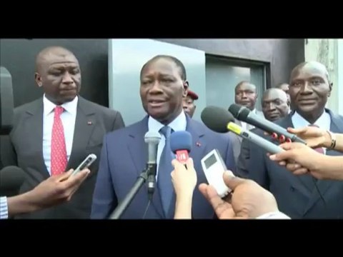 Inauguration du centre de coordination des décisions opérationnelles CCDO par le président Alassane OUATTARA