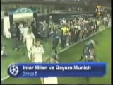 2006 (September 27) Internazionale Milano (Italy) 0-Bayern Munich (Germany) 2 (Champions League)