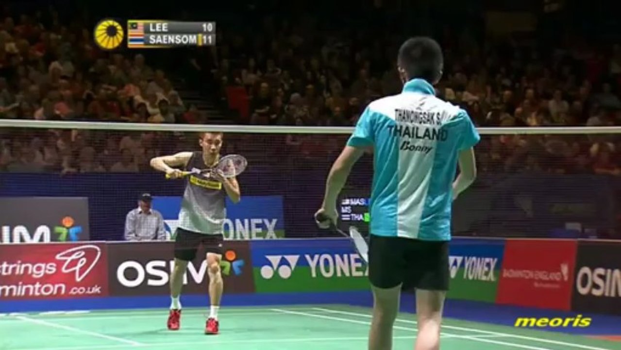 Yonex AEO 2013 ~ MSSF ~ Chong Wei LEE[Mas] vs S.Tanongsak[THA) ~ Part 1