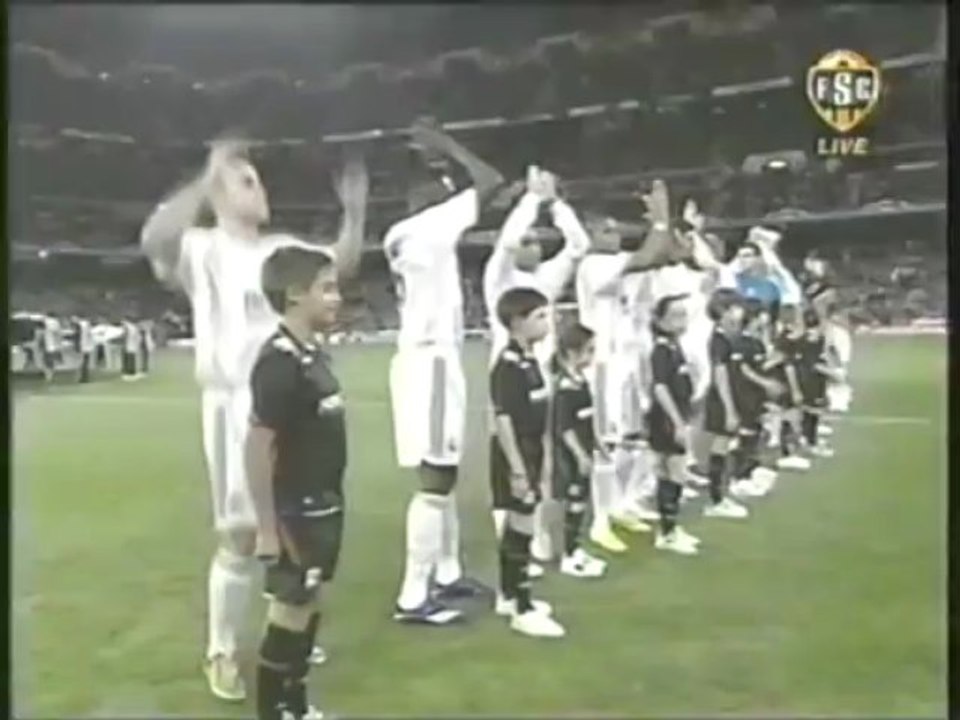 2006 (November 21) Real Madrid (Spain) 2-Olympique Lyonnais (France) 2 (Champions League)