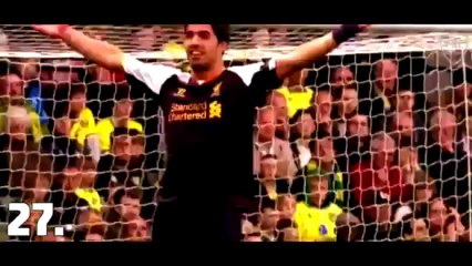 Luis Suareze esimesed 50 väravat Liverpooli särgis.