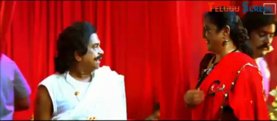 Brahmanandam,posani,hema aunty comedy scene - Krishnam vande jagadgurum movie