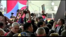 Maduro greeted by thousands ahead of Venezuelan election