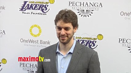 Download Video: Pau Gasol Lakers Casino Night After Lakers-Bull Game March 10, 2013