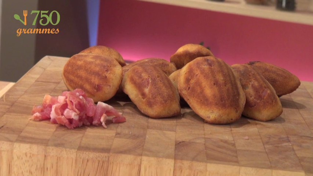 Recette de Madeleines aux lardons - 750 Grammes