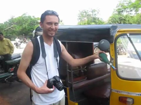 Pouet-Pouet Rickshaw Pondichéry Inde du Sud