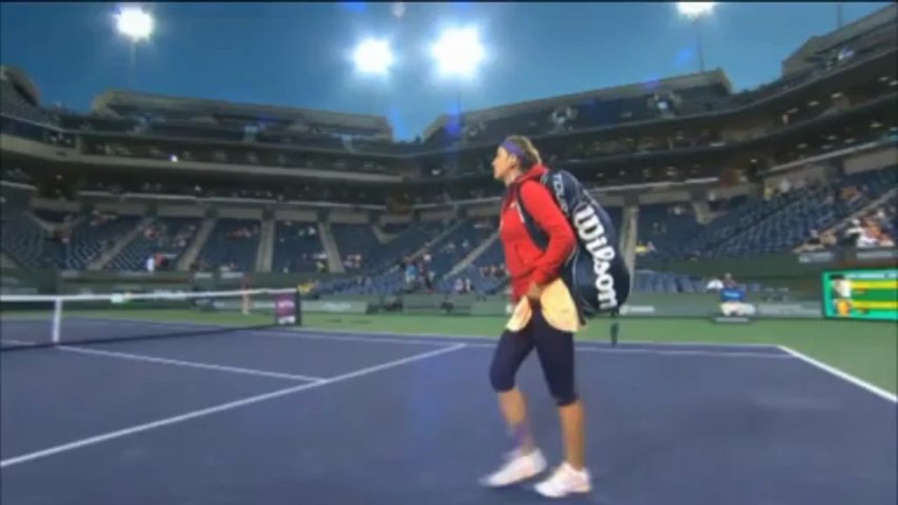 Indian Wells: Azarenka mit viel Mühe gegen Flipkens