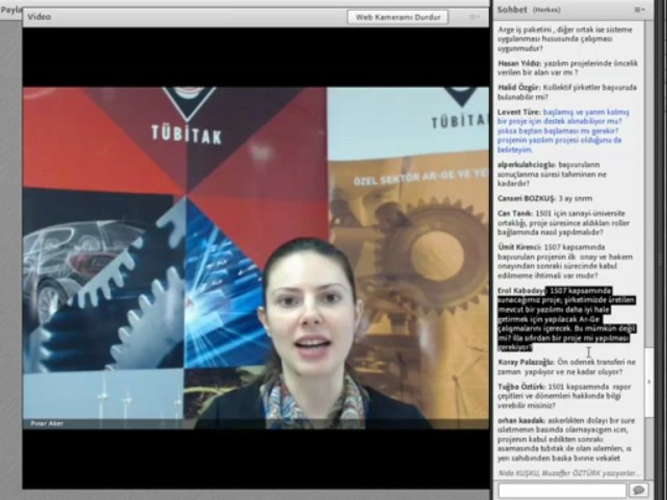 05 Şubat 2013 Tarihli  1501-1507 Webineri